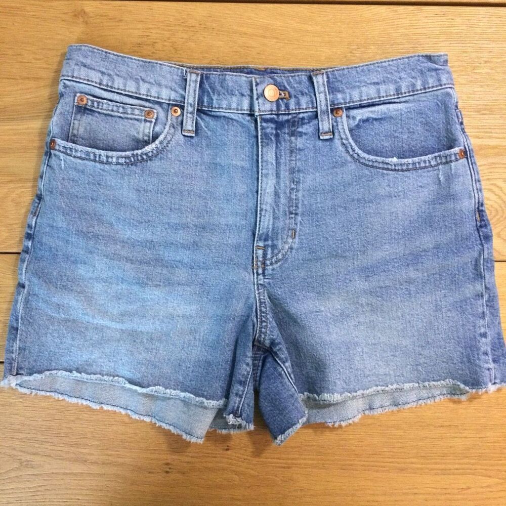 J. Crew High rise short 27 raw hem